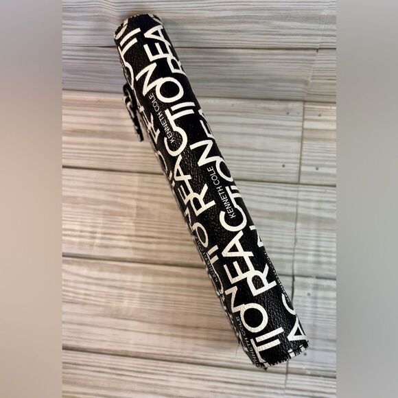 093- Kenneth Cole Reaction Black& White Long Wallet - Picture 5 of 9